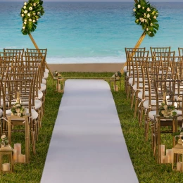 south garden venue at Hilton Cancun Mar Caribe