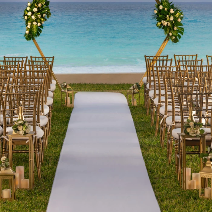 south garden venue at Hilton Cancun Mar Caribe