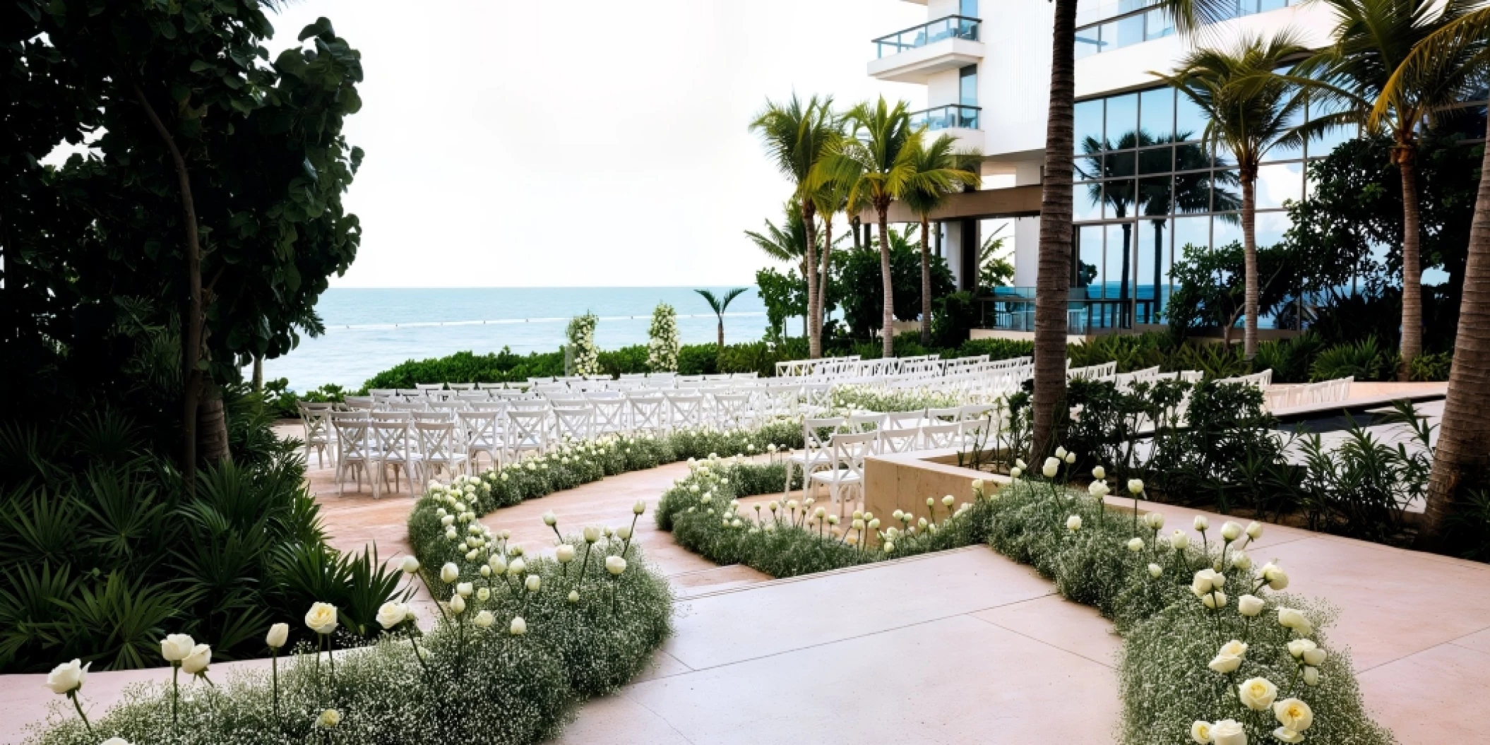 lobby terrace venue at hilton cancun