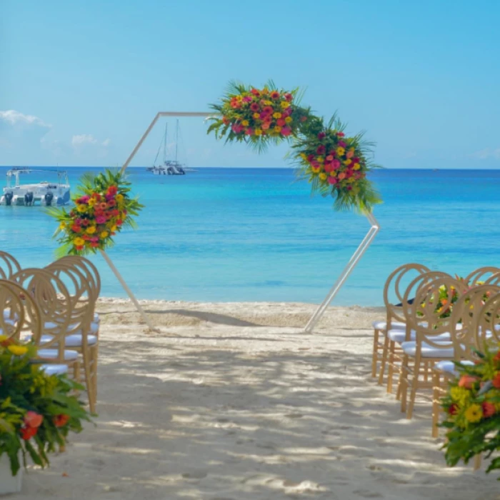 bayahibe beach venue at Hilton La Romana