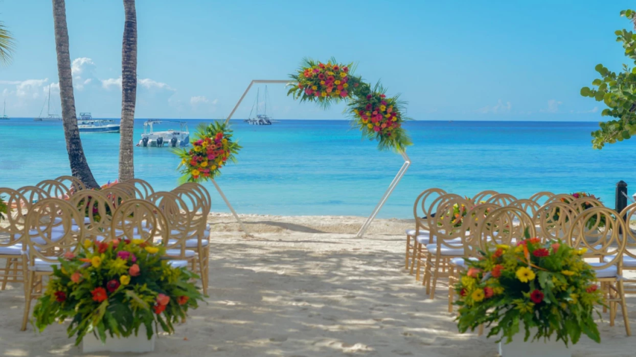 bayahibe beach venue at Hilton La Romana