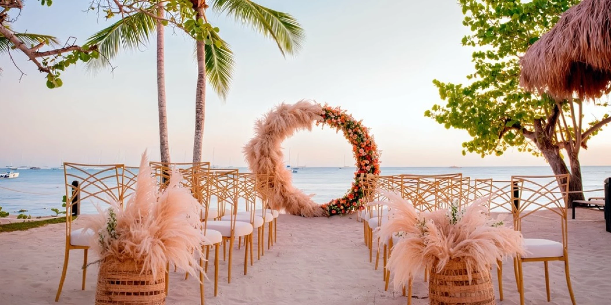 bayahibe beach venue at Hilton La Romana