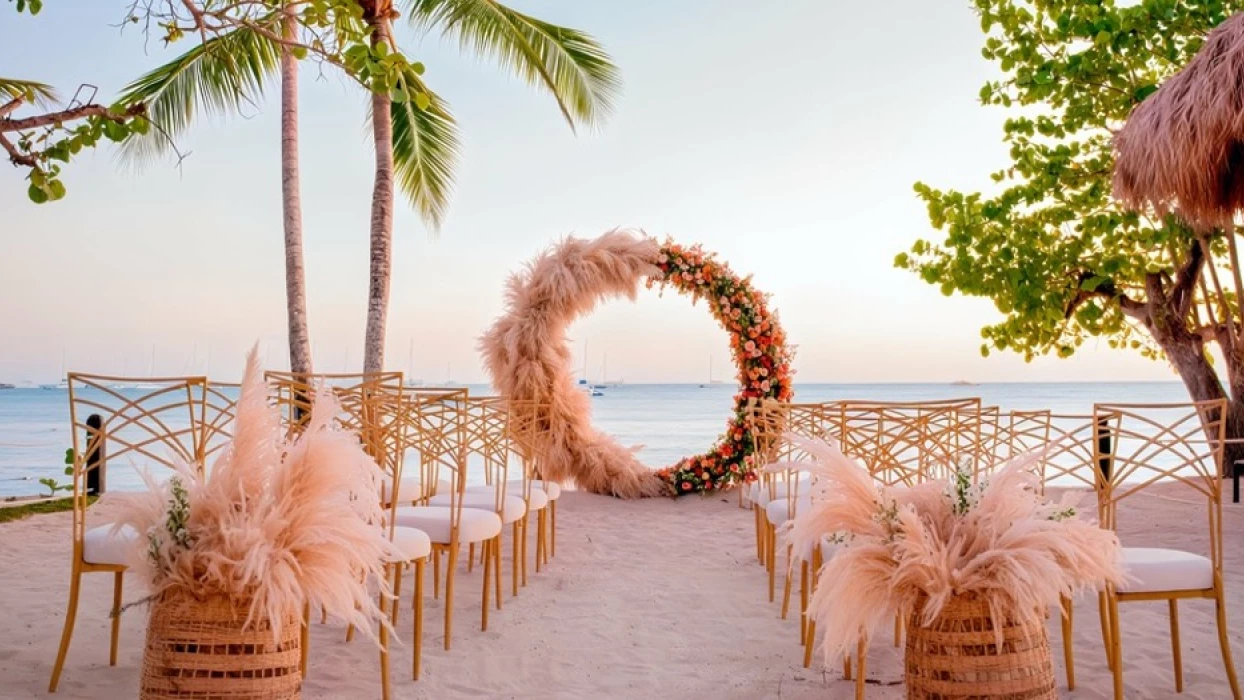 bayahibe beach venue at Hilton La Romana