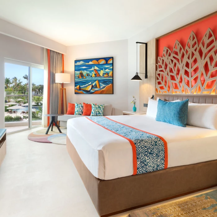 enclave partial ocean view suite at Hilton La Romana