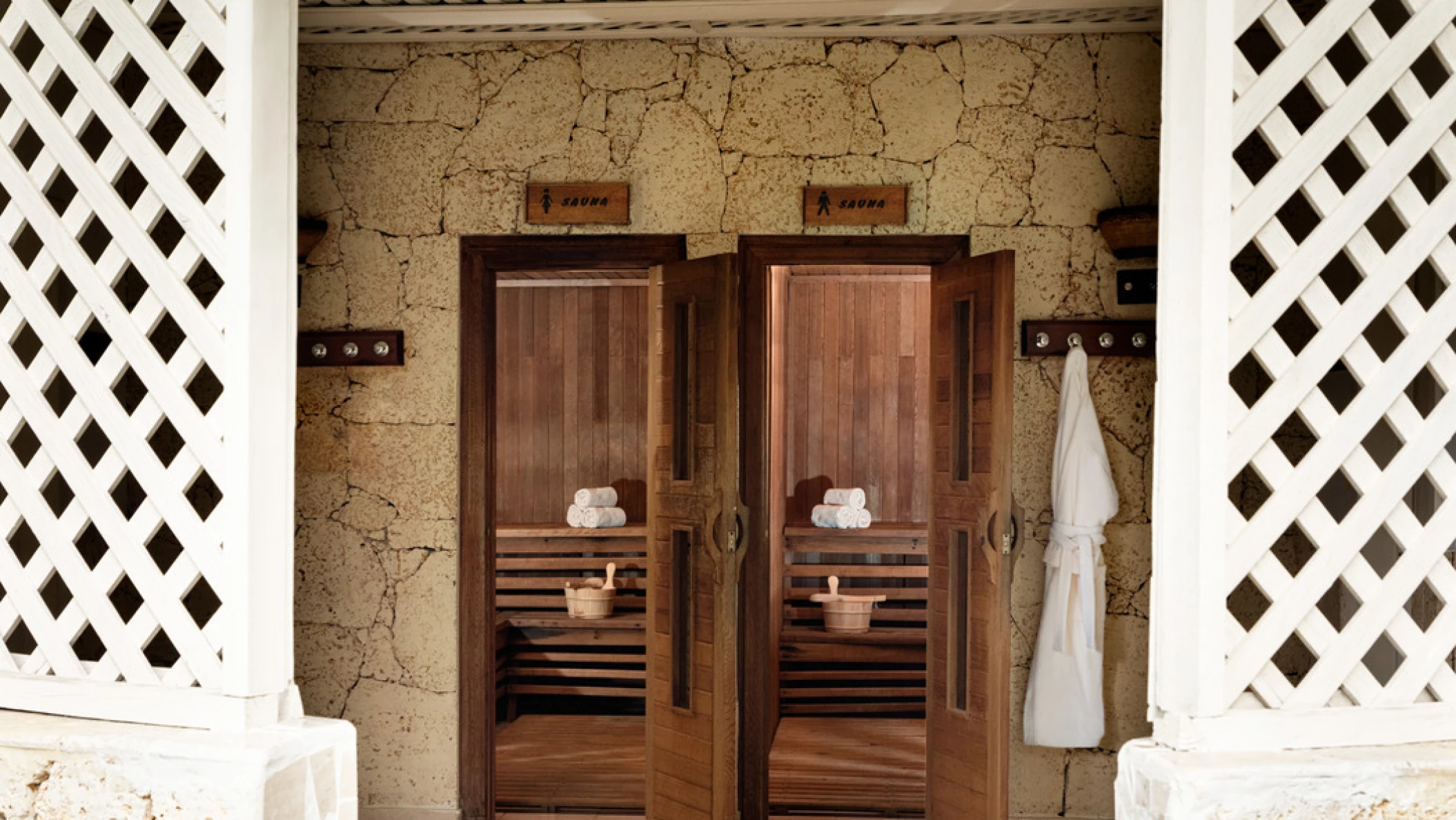 spa sauna at Hilton La Romana