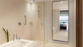 Bathroom suite at Hilton La Romana, an All Inclusive Adult Resort