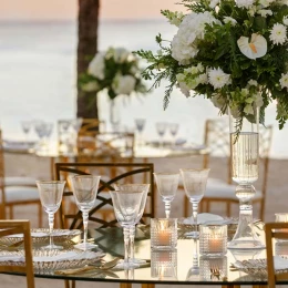 Wedding decor at Hilton La Romana, an All Inclusive Adult Resort