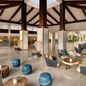 Lobby at Hilton La Romana, an All Inclusive Adult Resort