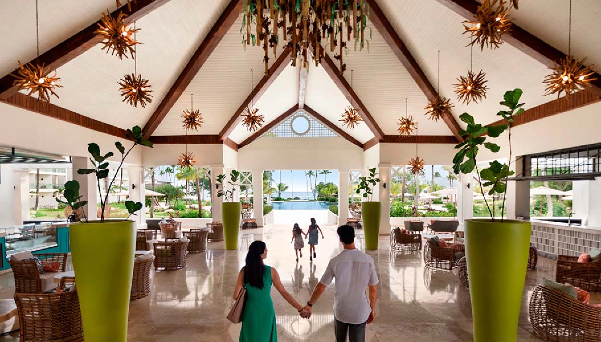 Lobby at Hilton La Romana, an All Inclusive Adult Resort