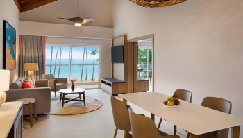 Oceanfront suite at Hilton La Romana, an All Inclusive Adult Resort
