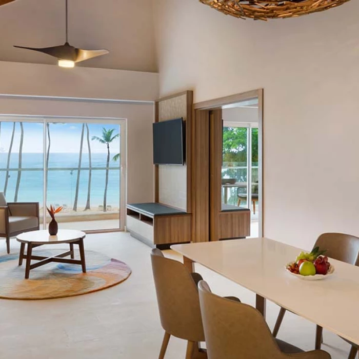 Oceanfront suite at Hilton La Romana, an All Inclusive Adult Resort