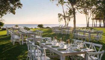 Sunset garden at Hilton La Romana, an All Inclusive Adult Resort