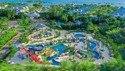 Water park at Hilton La Romana, an All Inclusive Adult Resort