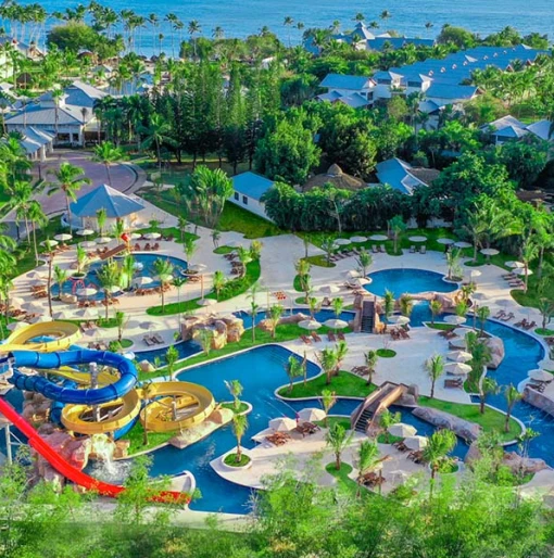 Water park at Hilton La Romana, an All Inclusive Adult Resort