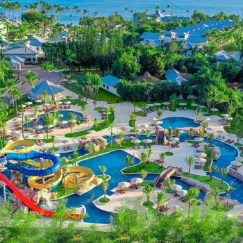 Water park at Hilton La Romana, an All Inclusive Adult Resort