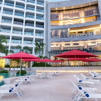 Main pool and pool bar at Hilton Vallarta Riviera