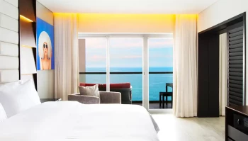 Master suite with ocean view at Hilton Vallarta Riviera