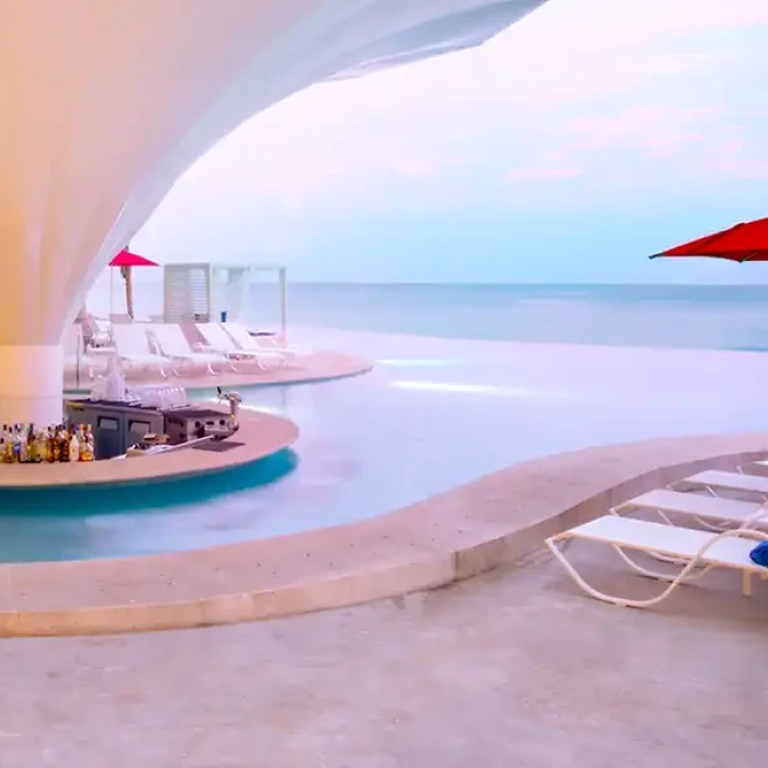 Pool bar wedding venue at Hilton Vallarta Riviera