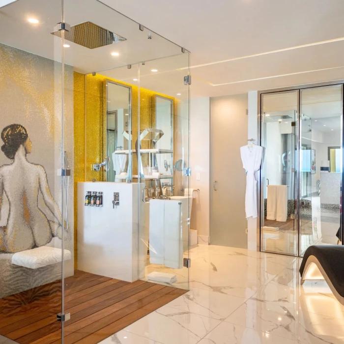 Washroom of suite at Hotel Mousai Cancun