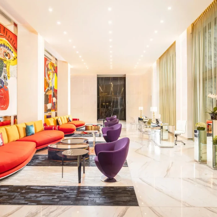 lobby at Hotel Mousai Cancun