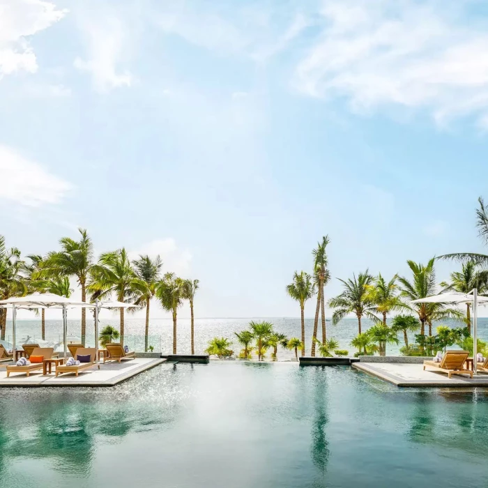 main pool at Hotel Mousai Cancun