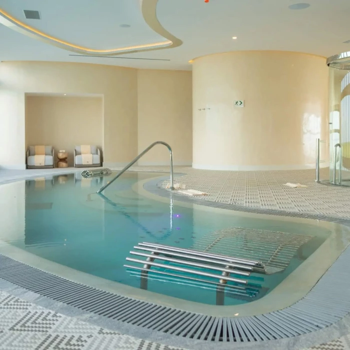 pool at the spa at Hotel Mousai Cancun