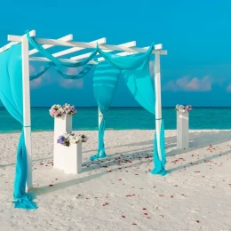 beach wedding venue at Riu Palace Aquarelle Hotel