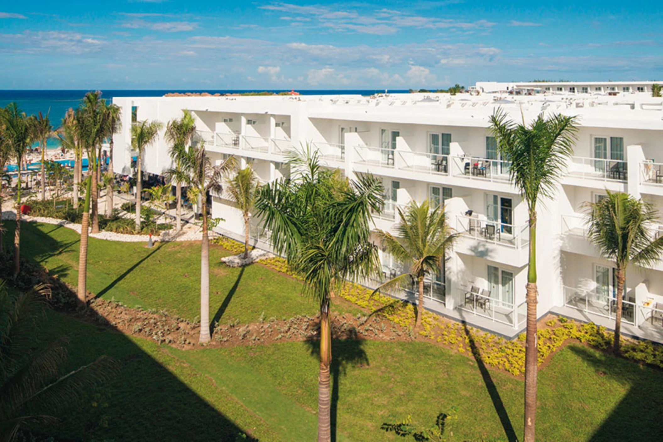 Hotel Riu Reggae with its landscaped gardens