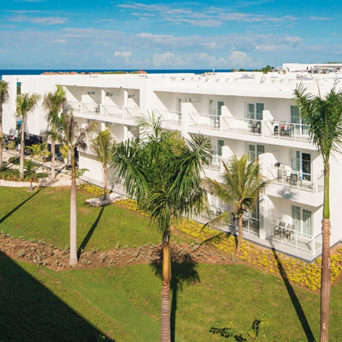 Hotel Riu Reggae with its landscaped gardens