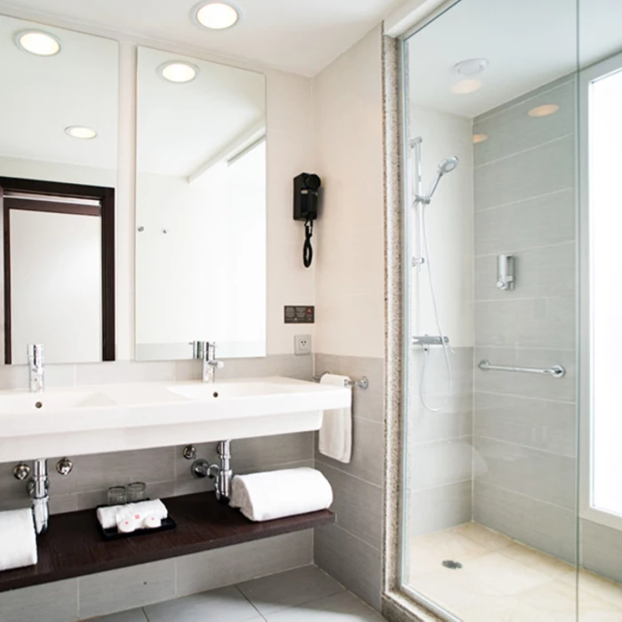 washroom of suite at Hotel Riu Reggae