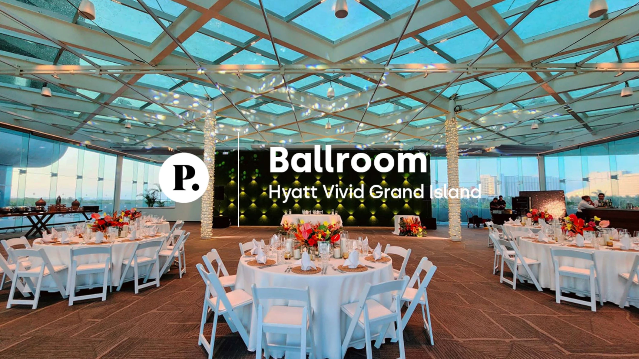 video review of the ballroom venue at Hyatt Vivid Grand Island