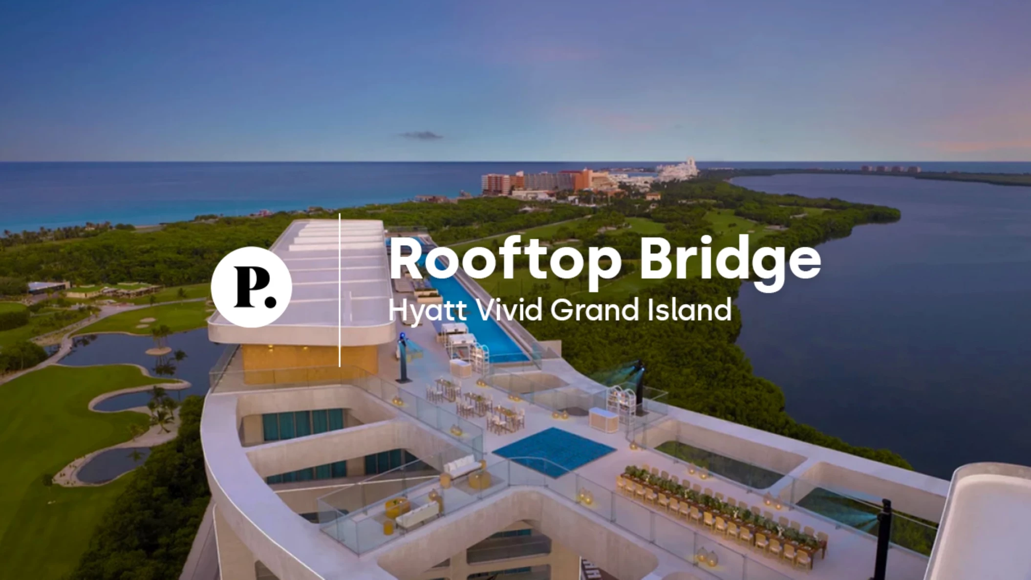 video review of Rooftop Bridge Wedding Venue at Hyatt Vivid Grand Island