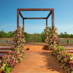 wedding gazebo venue at Hyatt Vivid Grand Island