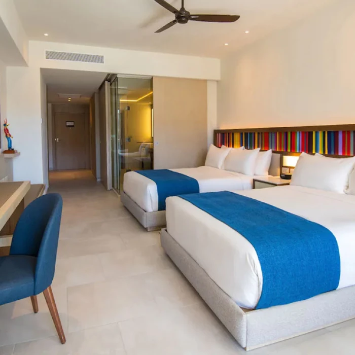 double bed junior suite at Hyatt Zilara Cap Cana