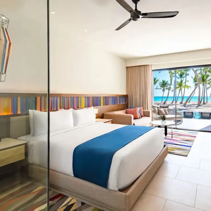 oceanfront junior suite swim-up at Hyatt Zilara Cap Cana