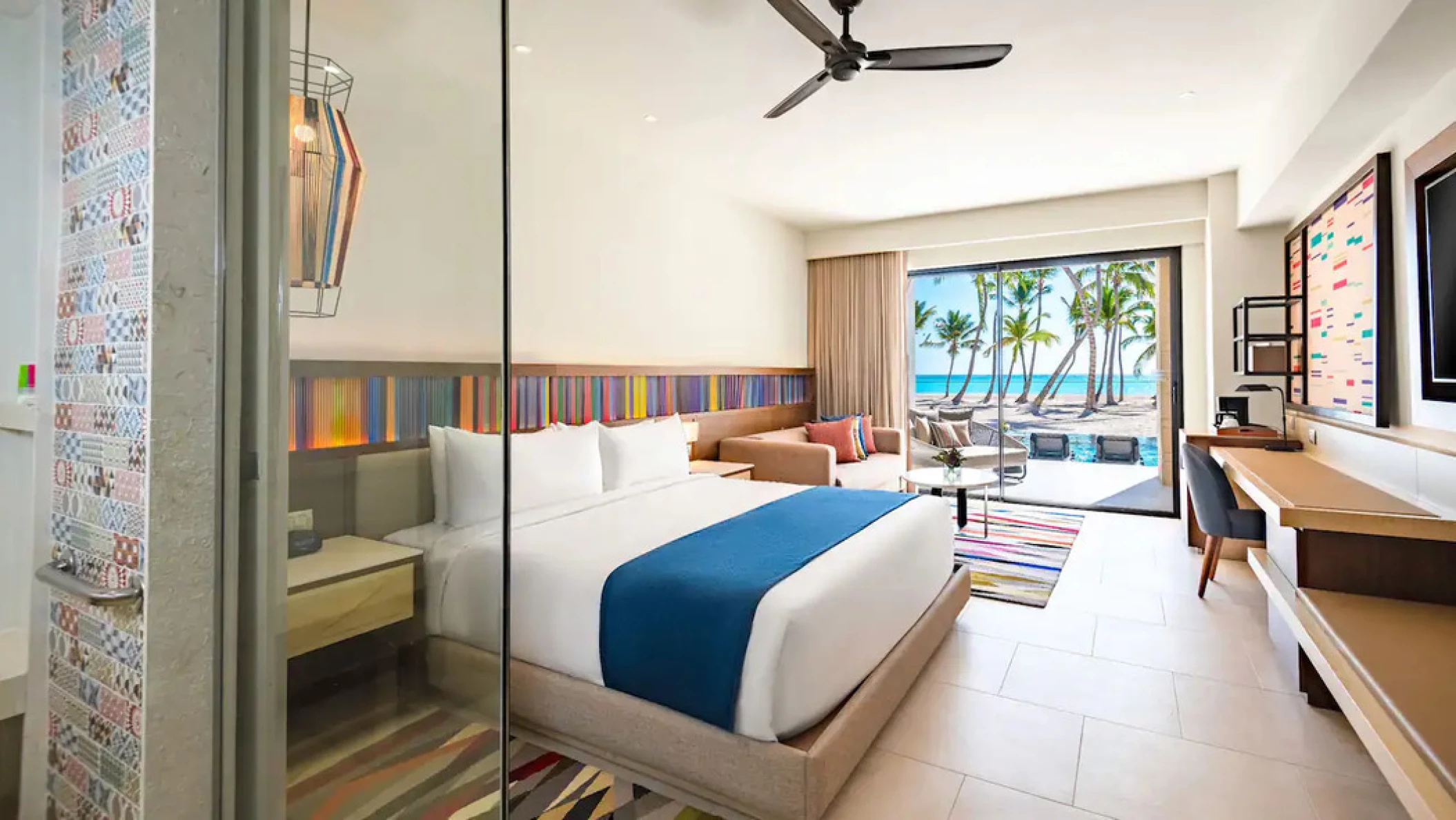 oceanfront junior suite swim-up at Hyatt Zilara Cap Cana