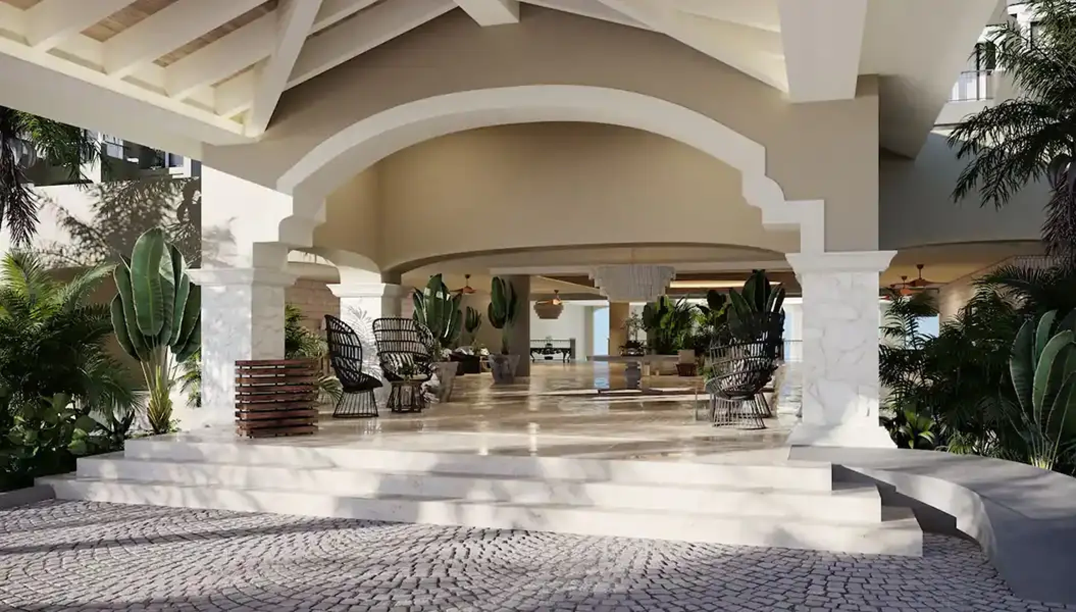 Entrance and lobby are at Hyatt Zilara Riviera Maya