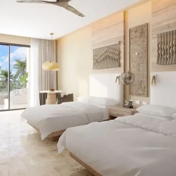 Double bed suite at Hyatt Zilara Riviera Maya