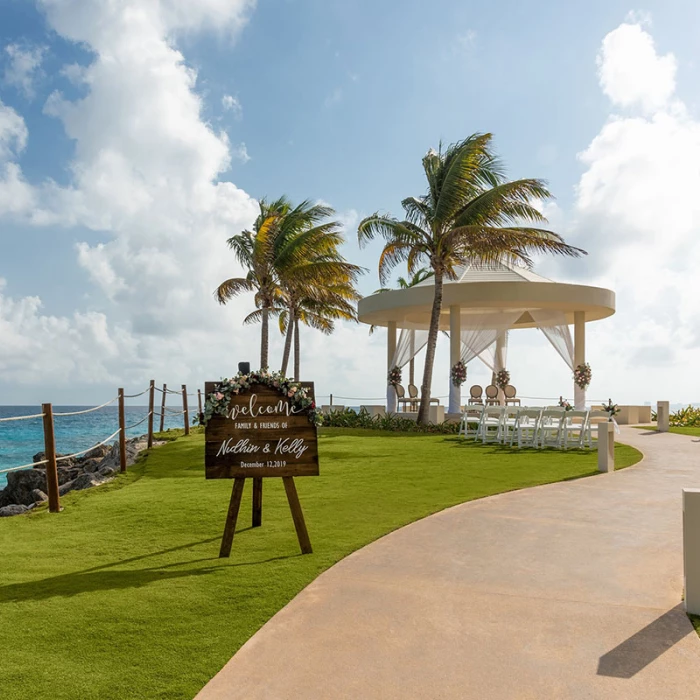 Gazebo wedding venue at Hyatt Ziva Cancun