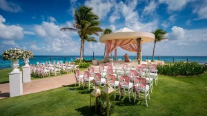Cliff gazebo wedding venue at Hyatt Ziva Cancun.