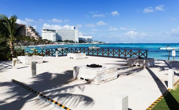 fire Pits Wedding Venue at Hyatt Ziva Cancun