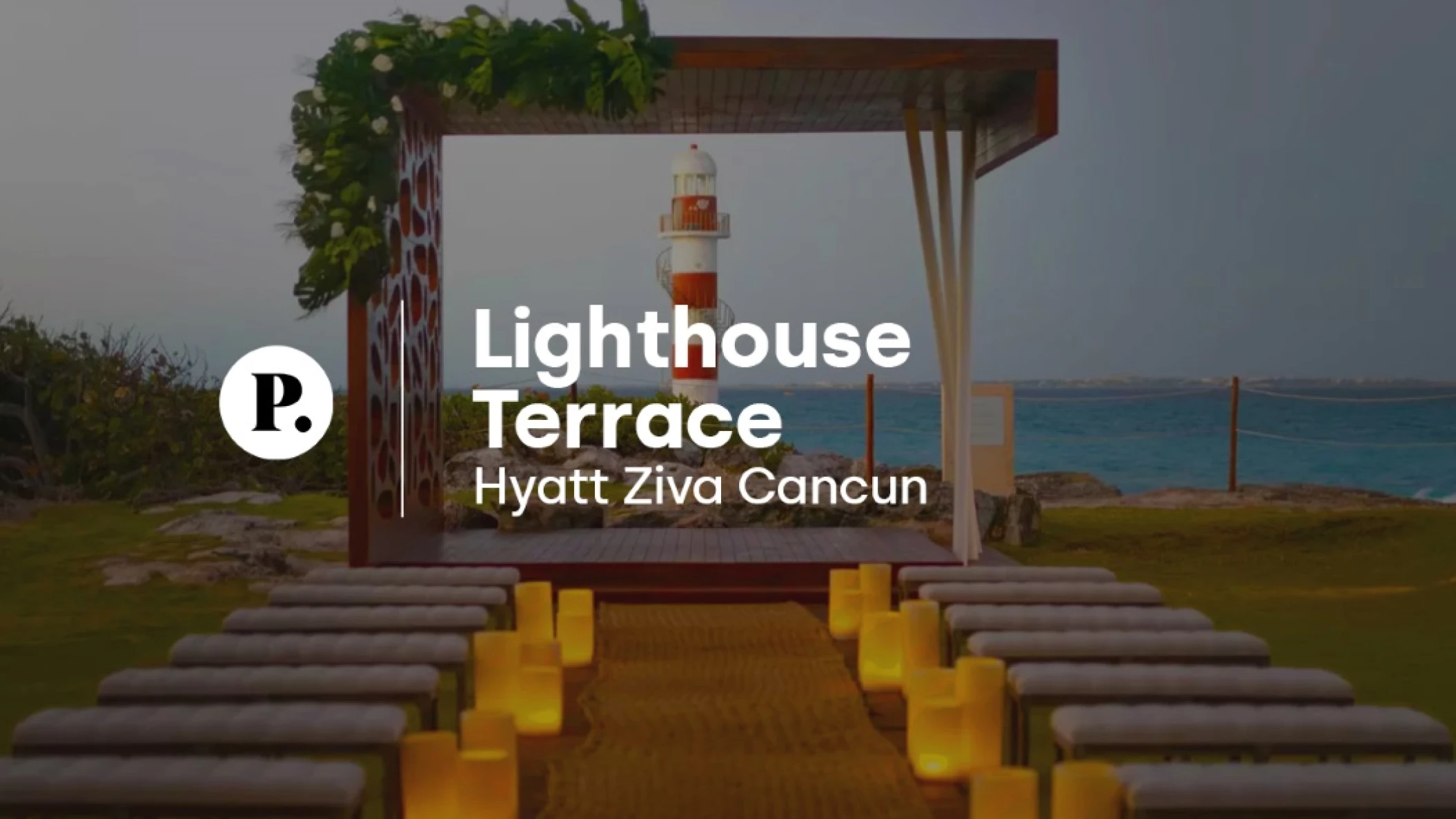 video review of the Lighthouse Gazebo venue at Hyatt Ziva Cancun