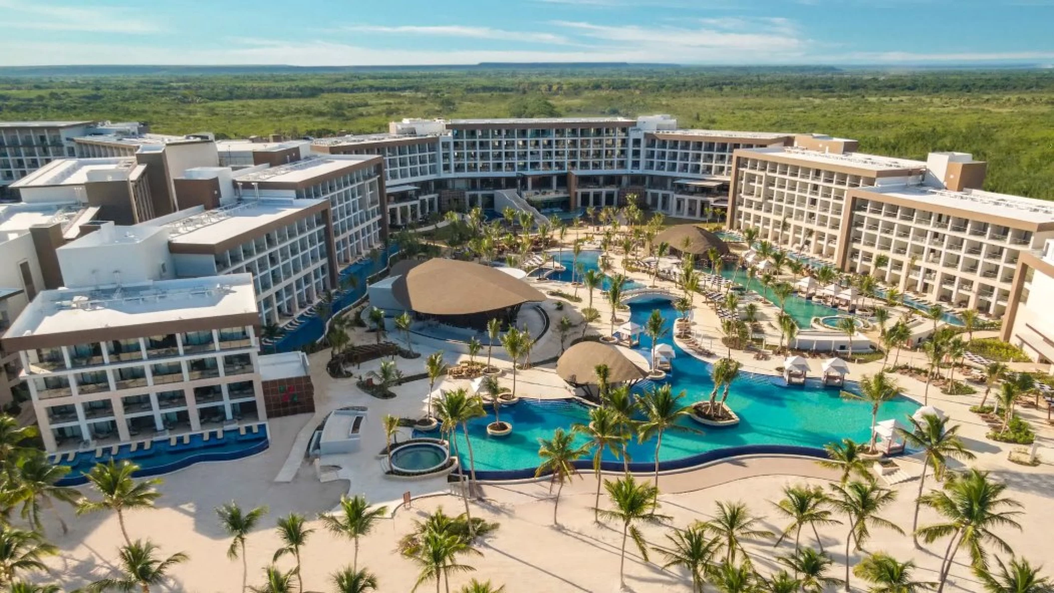 Hyatt Ziva Cap Cana aerial view