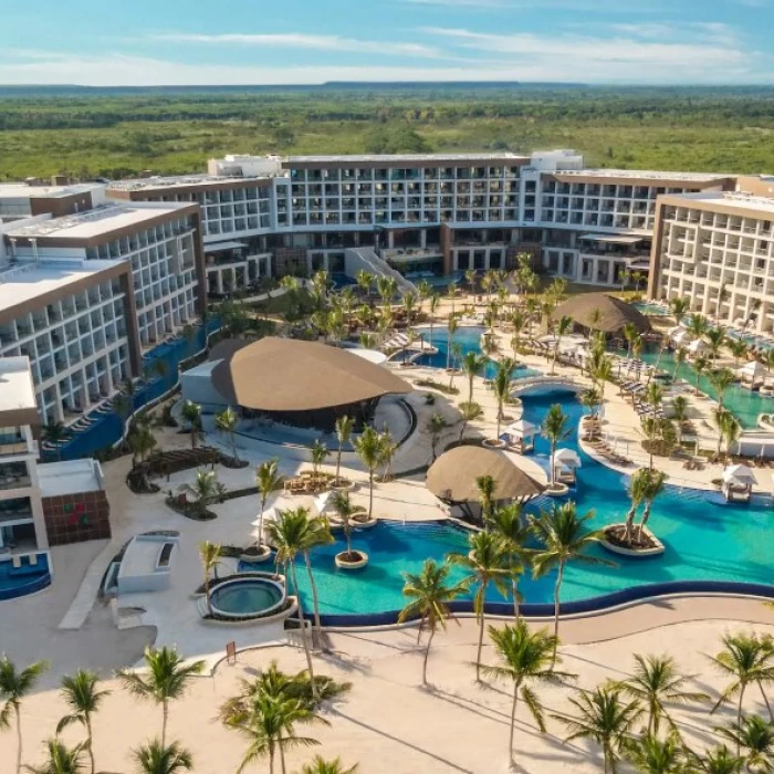 Hyatt Ziva Cap Cana aerial view