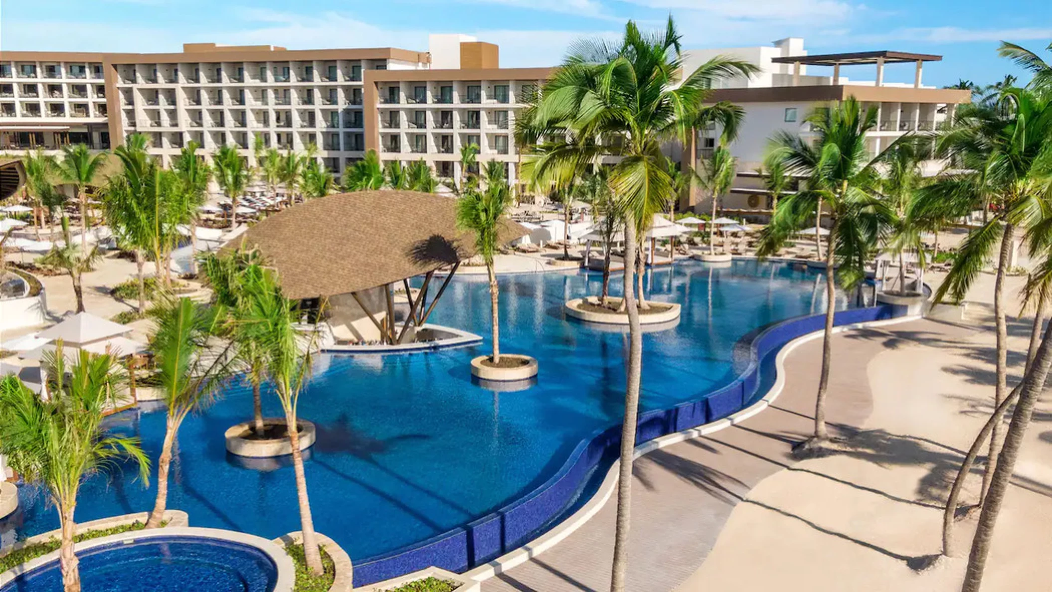 Hyatt Ziva Cap Cana resort and its pool