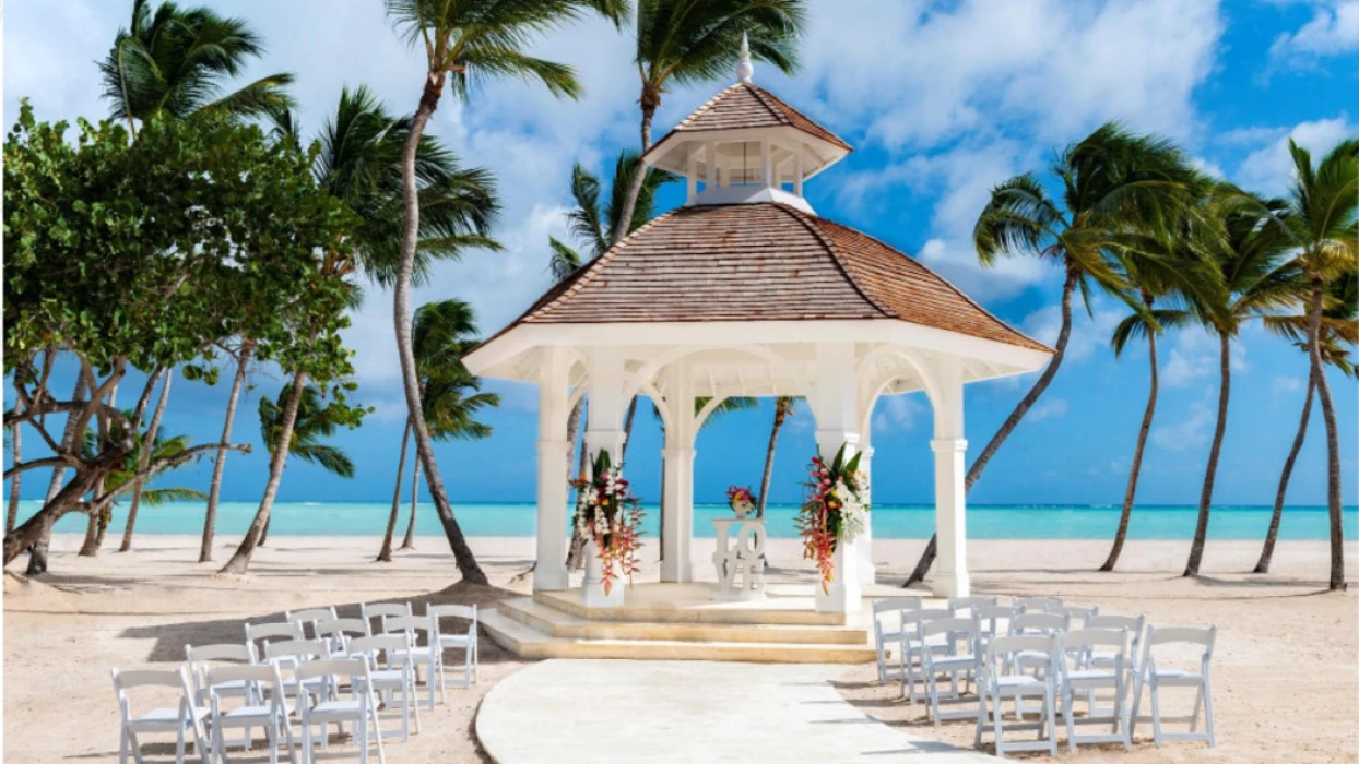 ziva beach gazebo venue at Hyatt Ziva Cap Cana