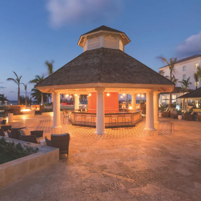 Outdoor bar at Hyatt Ziva Rose Hall