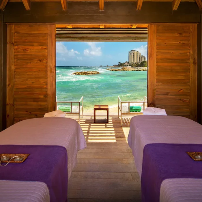 spa with ocean view at Hyatt Ziva Rose Hall