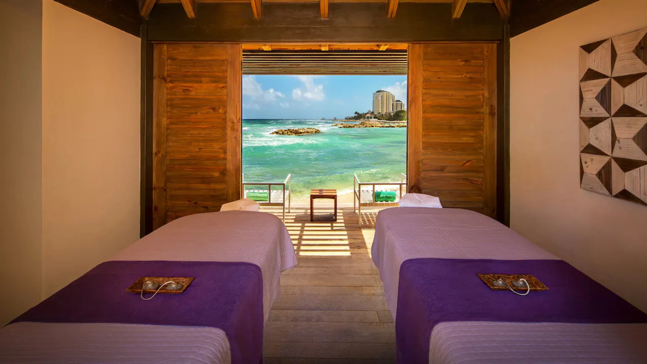 spa with ocean view at Hyatt Ziva Rose Hall