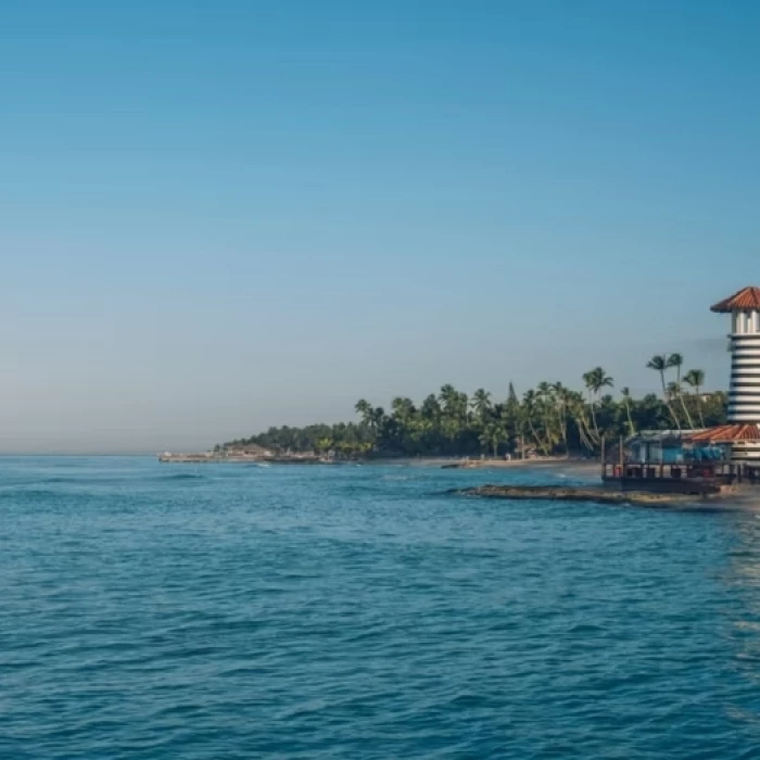 lighthouse and beach at Iberostar Selection Hacienda Dominicus